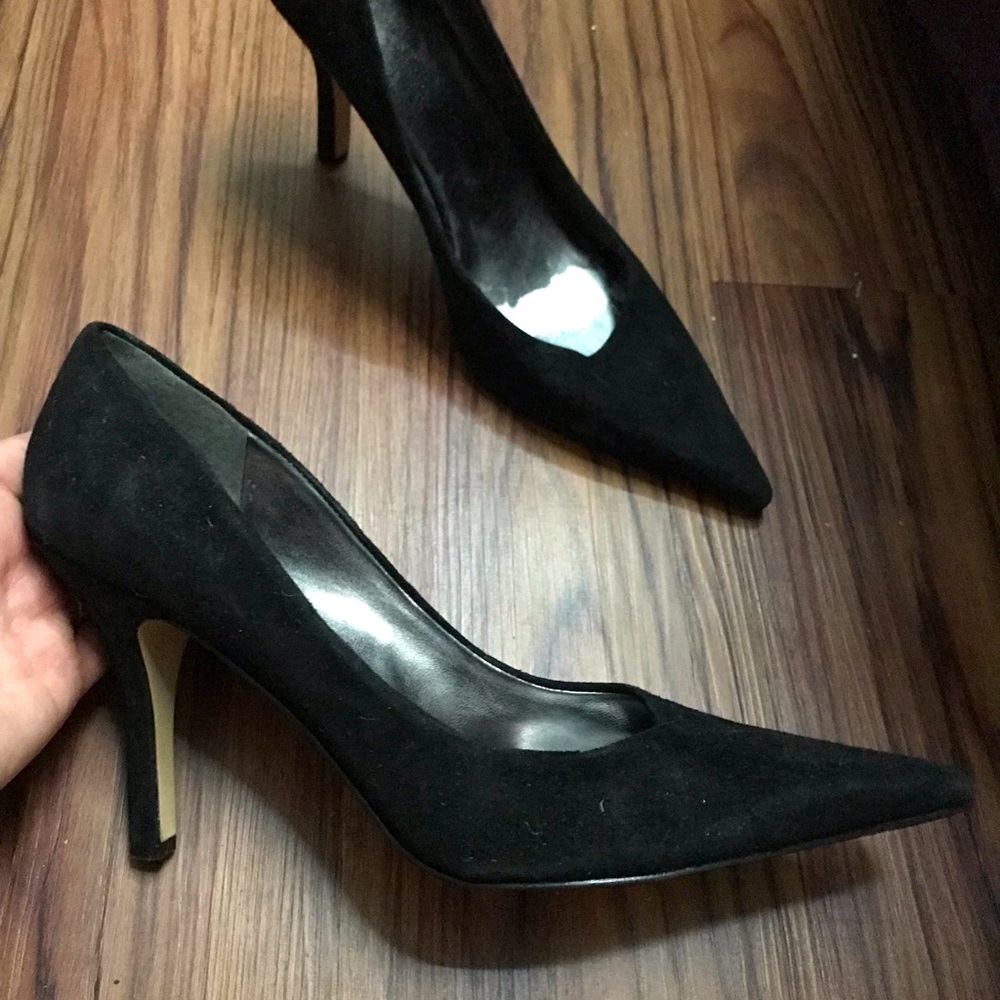 Nine West Suede Black Heel